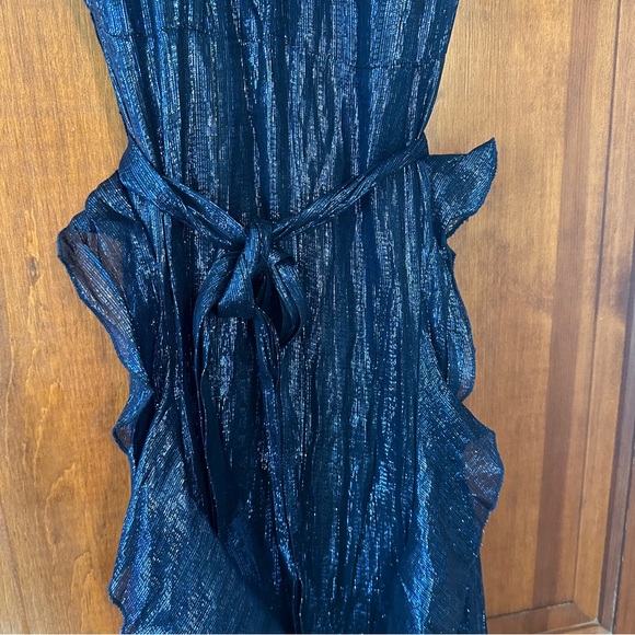 Alice McCall Night Moves Gown in Dark Blue Metallic size 0 - Picture 13 of 16